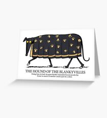 Tarjeta de felicitación Sabueso de los Blankyvilles con subtítulos
