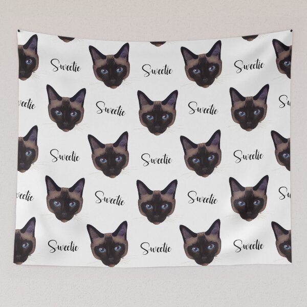 Item preview, Siamese cat Sweetie designed and sold by Iridp.