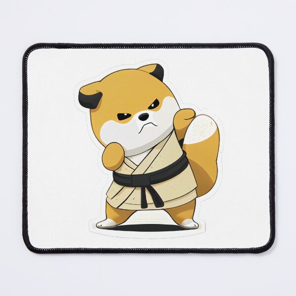 Item preview, Karate-Posed Shiba Inu designed and sold by mcmtdesigns.