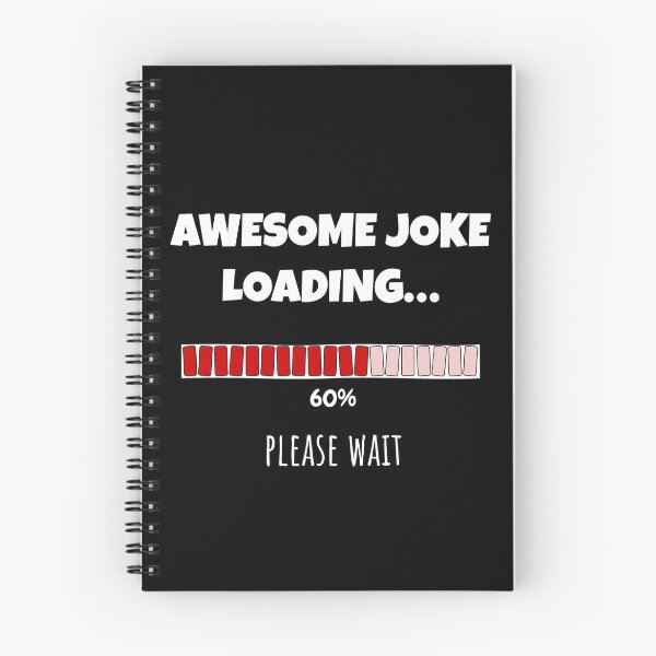 Item preview, Awesome Joke Loading... Please wait | Funny and witty loading bar text design designed and sold by ArtworkbyEmmy.