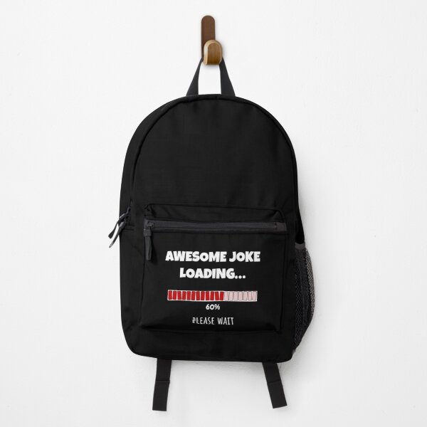 Item preview, Awesome Joke Loading... Please wait | Funny and witty loading bar text design designed and sold by ArtworkbyEmmy.