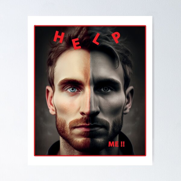 Item preview, Man with title designed and sold by morwoine-art.