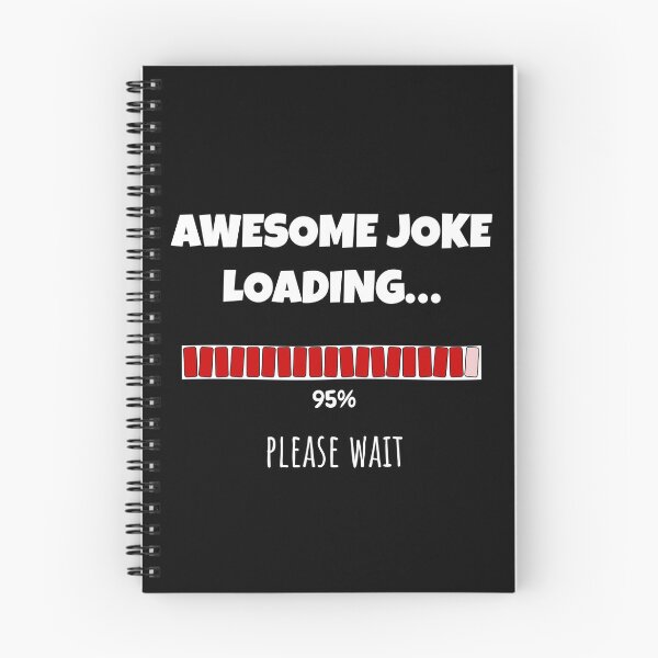 Item preview, Awesome Joke Loading... Please wait | Funny and witty loading bar text design designed and sold by ArtworkbyEmmy.