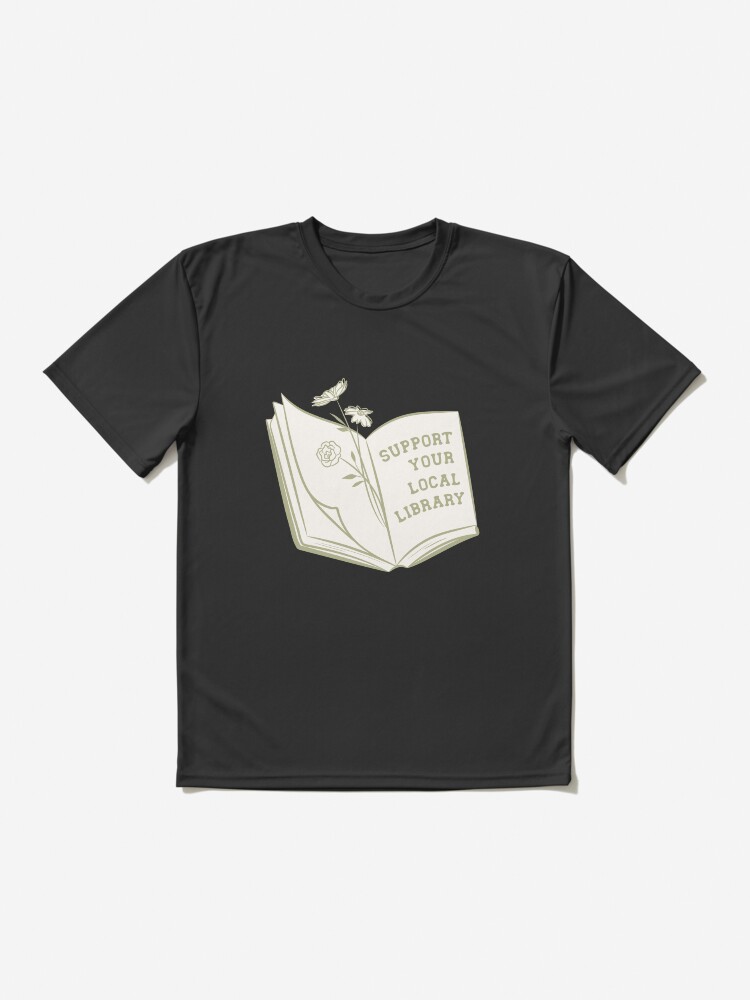 Thumbnail 2 von 7, Funktionsshirt, Unterstützen Sie Ihre lokale Bibliothek designt und verkauft von indiebookster.