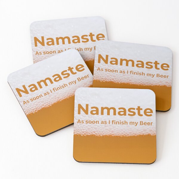 Item preview, Namaste As soon as I finish my Beer designed and sold by ArtifyAvangard.