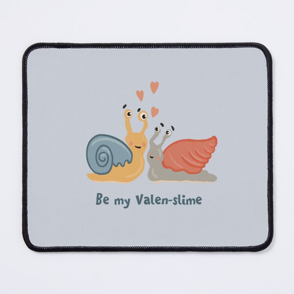 Item preview, Be my Valenslime Funny Valentine Snails designed and sold by NattyDesigns.