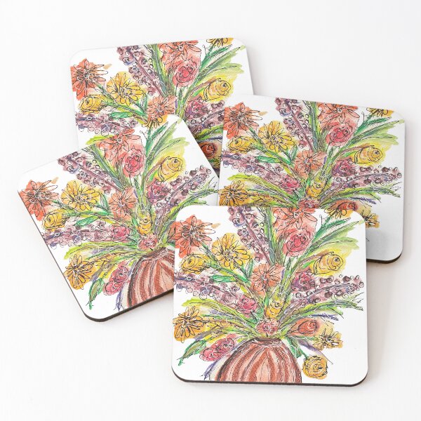 Item preview, Hermoso jarrón de flores designed and sold by janinebroscious.