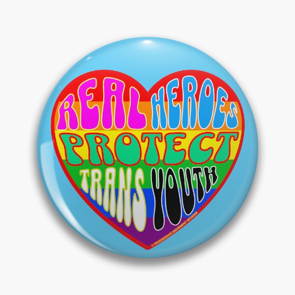 Item preview, PMD00325 Progressive Movement Designs Valentine heart v25 Valentines protect defend trans kids youth anti bullying for LGBTQ progressives or straight ally designed and sold by ProgressiveLeft.