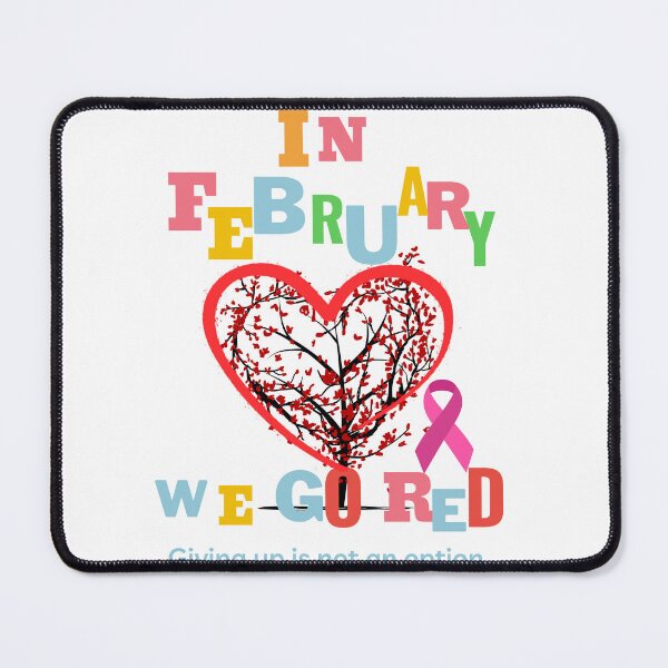 Item preview, Heart Disease Awareness In February We Go Red T-Shirt designed and sold by DragonPrint.
