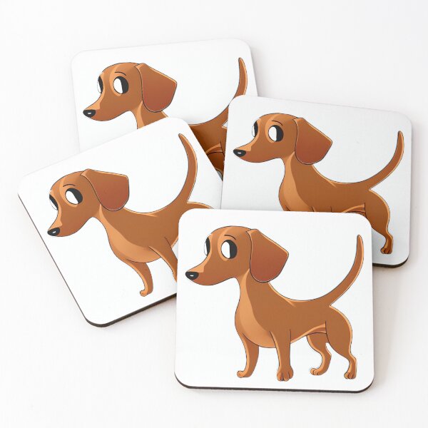 Item preview, Cute Red Dachshund  designed and sold by BeansHotTees.