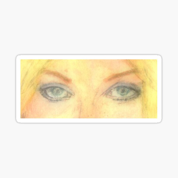 Woman's Eyes Sticker