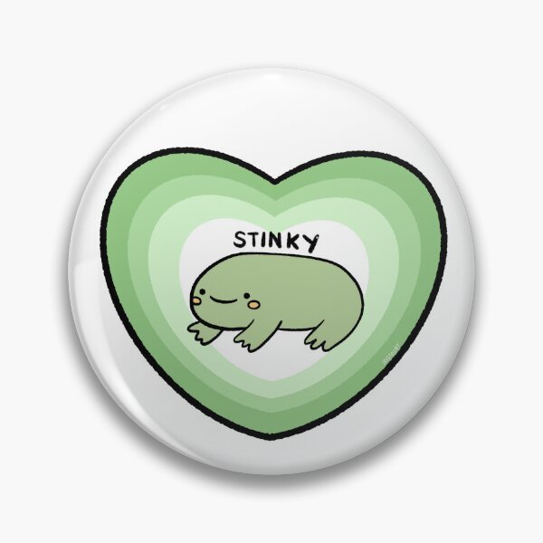 Item preview, STINKY | Valentine’s Day Happy Green Frog in a Green Gradient Heart designed and sold by iristocat.