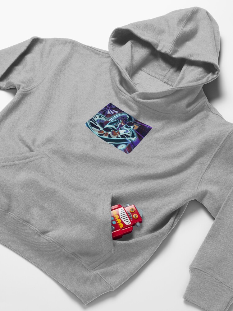Alternate view of Treble {Feeling of Flow}, My take on No Straight Roads Kids Pullover Hoodie