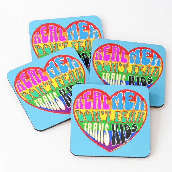 Item preview, PMD00328 Progressive Movement Designs Valentine heart v28 Valentines dont fear protect trans kids youth anti bullying for LGBTQ progressives or straight ally designed and sold by ProgressiveLeft.