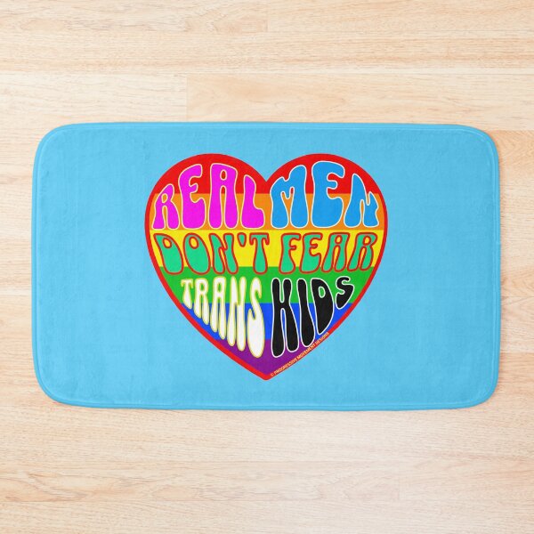 Item preview, PMD00328 Progressive Movement Designs Valentine heart v28 Valentines dont fear protect trans kids youth anti bullying for LGBTQ progressives or straight ally designed and sold by ProgressiveLeft.