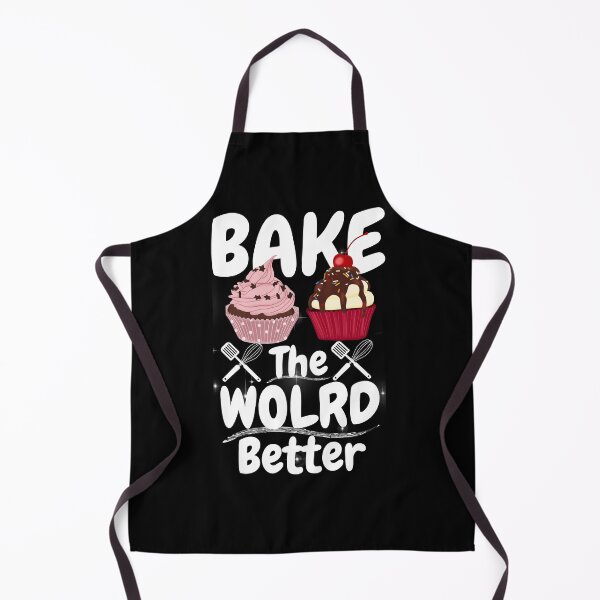 Item preview, bake the world a better place unique design designed and sold by Castore design.