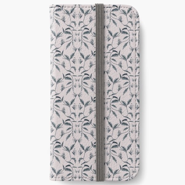 Life Cycle of a Butterfly - Dusty Pink iPhone Wallet