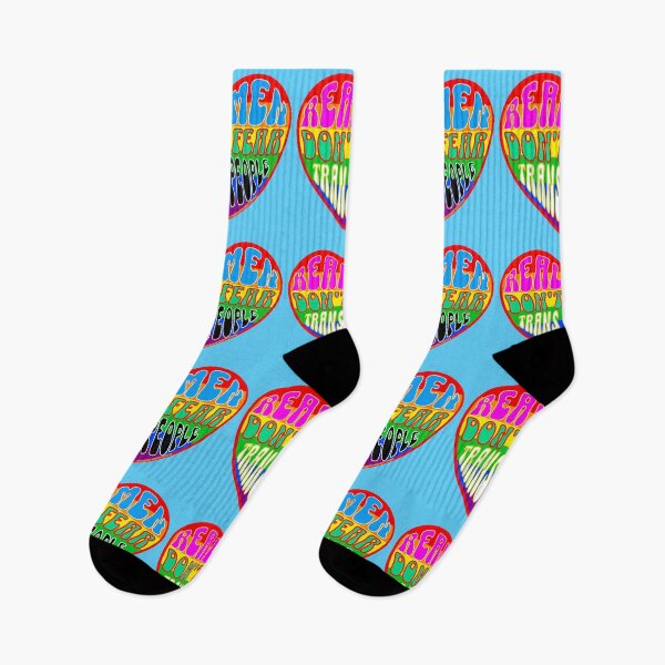 Item preview, PMD00329 Progressive Movement Designs Valentine heart v29 Valentines dont fear protect trans people anti bullying for LGBTQ progressives or straight ally designed and sold by ProgressiveLeft.
