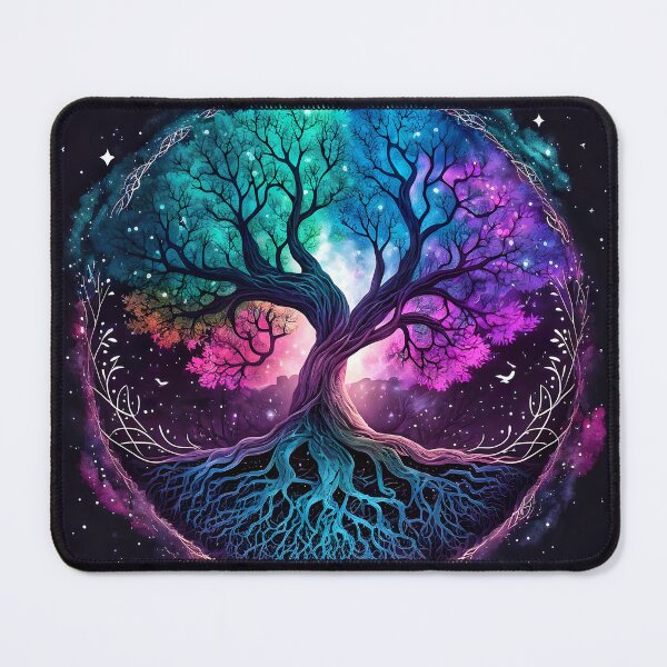 Aperçu de l'œuvre Arbre de vie - Arbre des merveilles cosmiques ✨ créée et vendue par AkaArtGenerator.