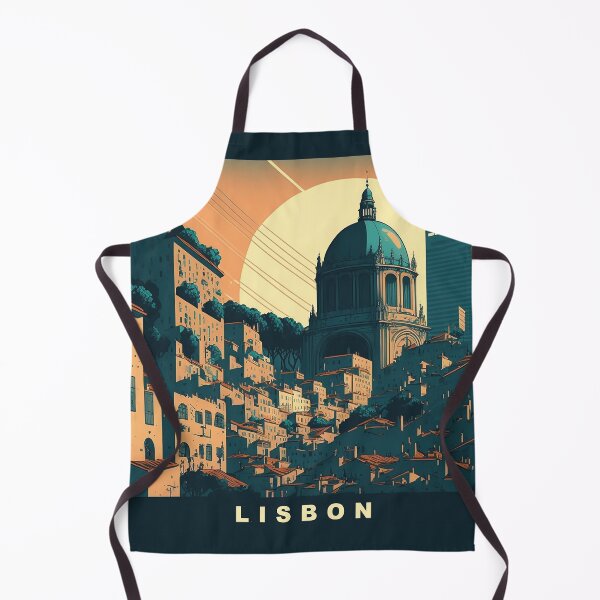 Item preview, Lisbon depicted in the style of a Japanese print. designed and sold by Myriam Iart.