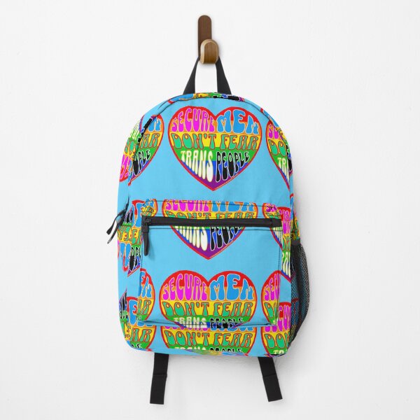Item preview, PMD00330 Progressive Movement Designs Valentine heart v30 Secure Men Dont Fear Trans People anti bullying for LGBTQ progressives or straight ally designed and sold by ProgressiveLeft.