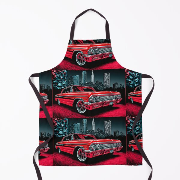 Item preview, Red Low Rider Car  designed and sold by TheVaultArt.