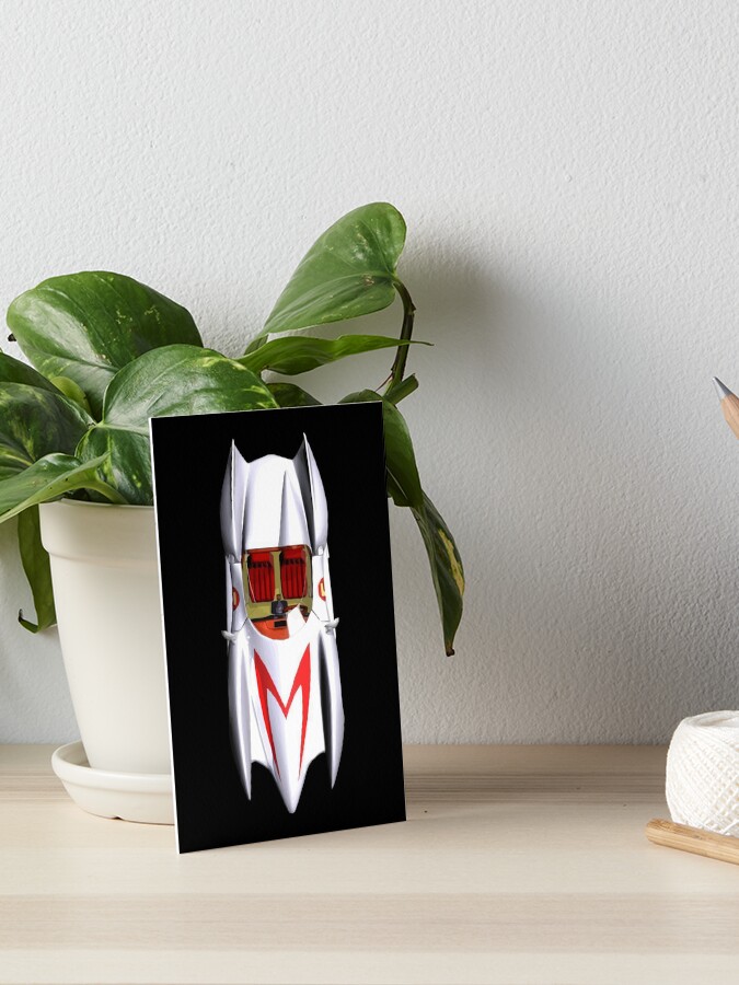 Speed Racer Mach 5 Watercolor Art Print 