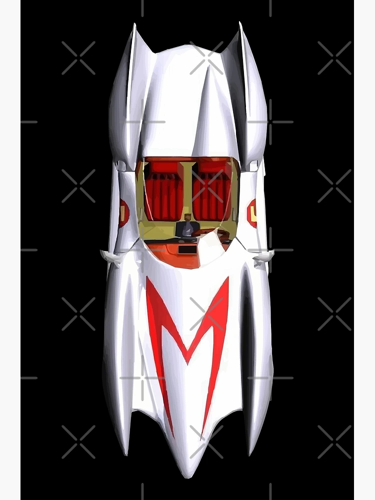 Speed Racer - Mach 5 - Car Top - Vintage Retro - Clean