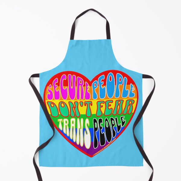 Item preview, PMD00331 Progressive Movement Designs Valentine heart v31 Secure People Dont Fear Trans People anti bullying for LGBTQ progressives or straight ally designed and sold by ProgressiveLeft.