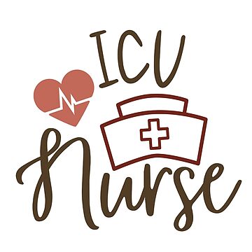 ICU Nurse, Gifts for Nurses, Nursing Pin for Sale by DesignsRN