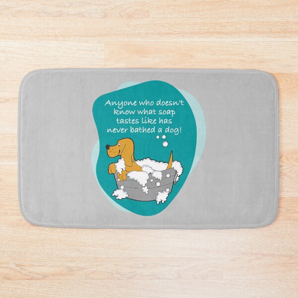 Item preview, Bubble Bath Bliss for Dogs | A Must-Have for Dog Lovers (Aqua) designed and sold by Strad Digital ART.