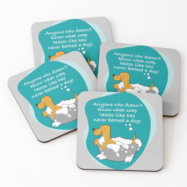 Item preview, Bubble Bath Bliss for Dogs | A Must-Have for Dog Lovers (Aqua) designed and sold by Strad Digital ART.
