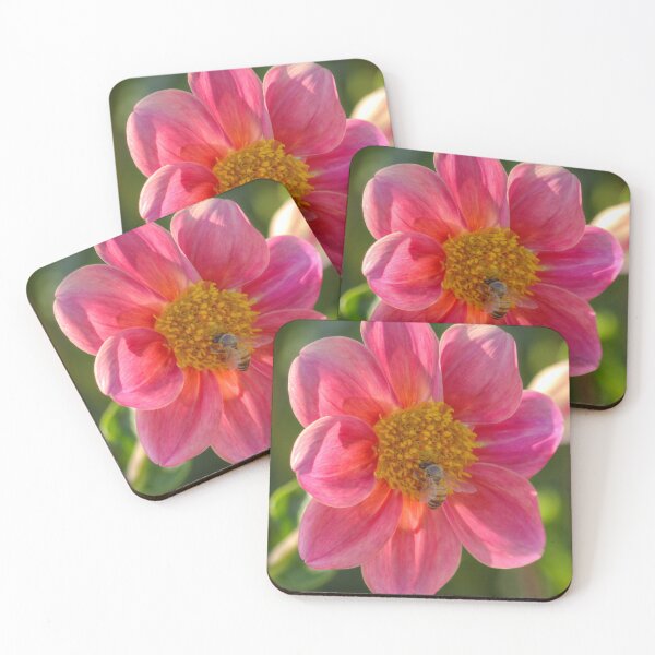 Item preview, Pink Dahlia and Bee  designed and sold by K D Graves Photography.