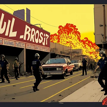 Artwork thumbnail, LA Riots 1992 by iLabarum