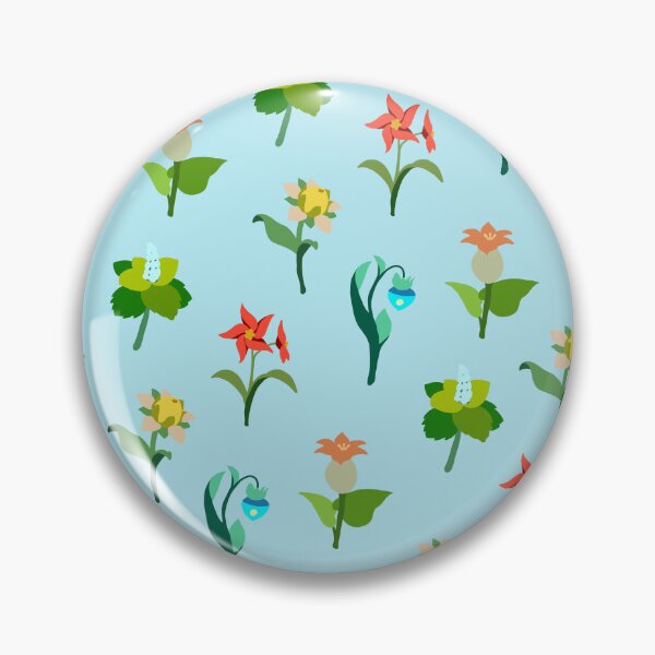 Item preview, Mondstadt Flowers Print (Blue) designed and sold by casserolestan.