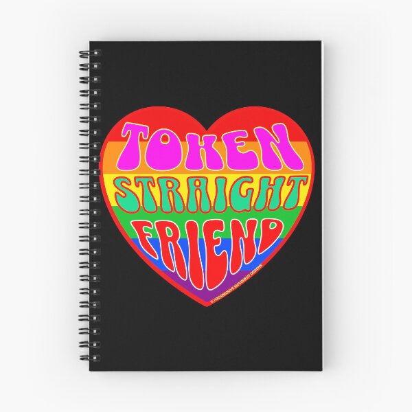 Item preview, PMD00332 Progressive Movement Designs Valentine heart v32 Token Straight Friend anti bullying for LGBTQ progressives or straight ally designed and sold by ProgressiveLeft.
