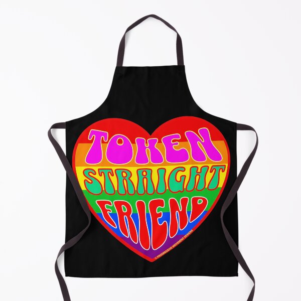 Item preview, PMD00332 Progressive Movement Designs Valentine heart v32 Token Straight Friend anti bullying for LGBTQ progressives or straight ally designed and sold by ProgressiveLeft.