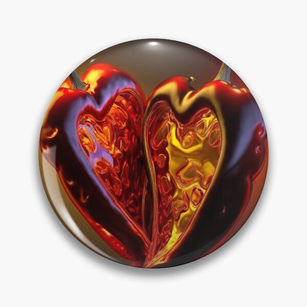 Item preview, Hot love affair with chillies  designed and sold by AiArtestry.