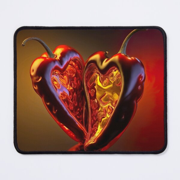 Item preview, Una historia de amor caliente con chiles designed and sold by AiArtestry.