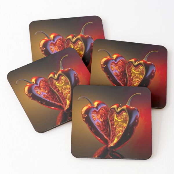 Item preview, Hot love affair with chillies  designed and sold by AiArtestry.