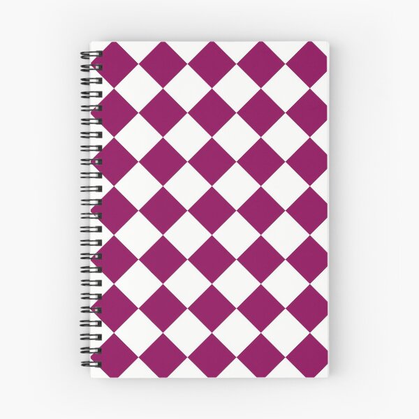 Item preview, sloping chessboard, medium purple and white designed and sold by AK-minimalist.