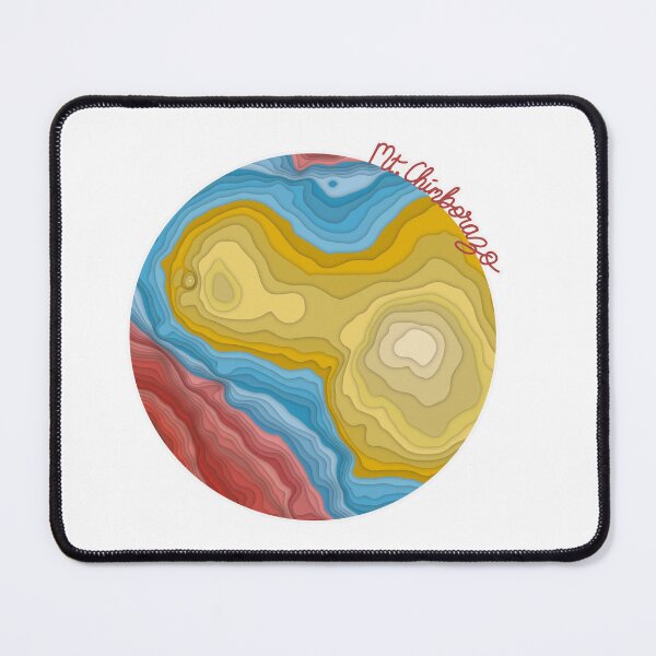 Item preview, Mount Chimborazo Paper Cutout Topographic Map designed and sold by 1701-Z.