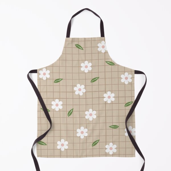 Item preview, Trendy Neutral Floral Pattern Cute Flowers Daisies Spring Flower Pattern Light Beige Tan Background designed and sold by TeesForNerds.