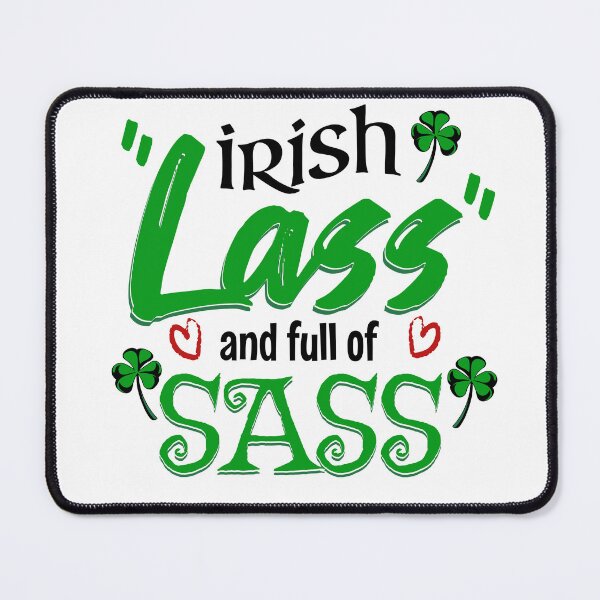 Item preview, St. Patrick's Day - Irish Lass Full of Sass designed and sold by Rich Summers Art.