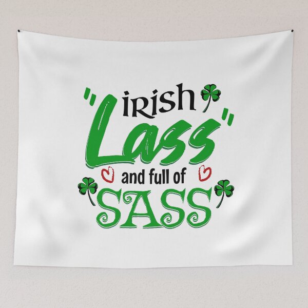 Item preview, St. Patrick's Day - Irish Lass Full of Sass designed and sold by Rich Summers Art.