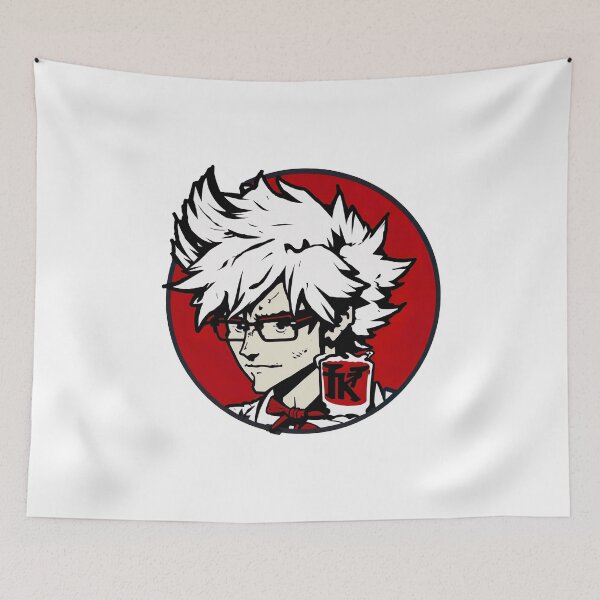 Aperçu de l'œuvre Jeune anime guy KFC parodie créée et vendue par NanarodsDesign.