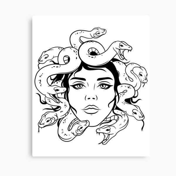 Medusa Snake Face Goddess Medusa halloween Greek Mythology Snakes