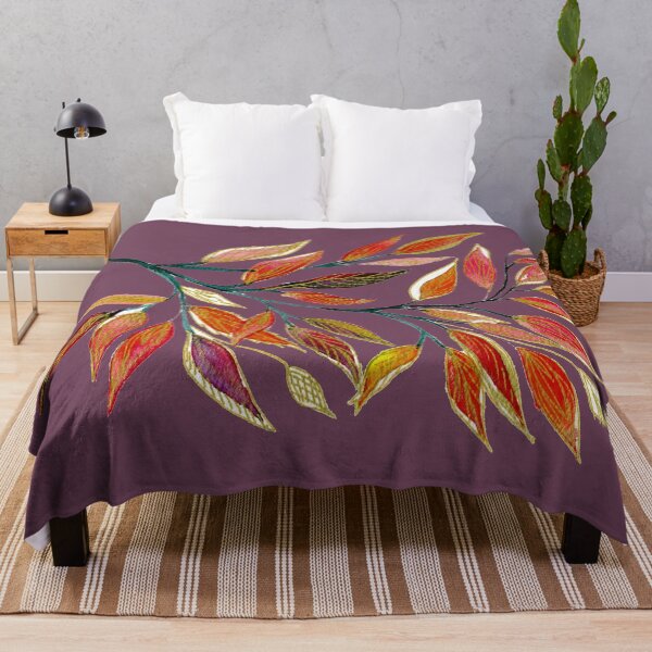 Item preview, Golden fire leaves designed and sold by The kitschy Citrus.
