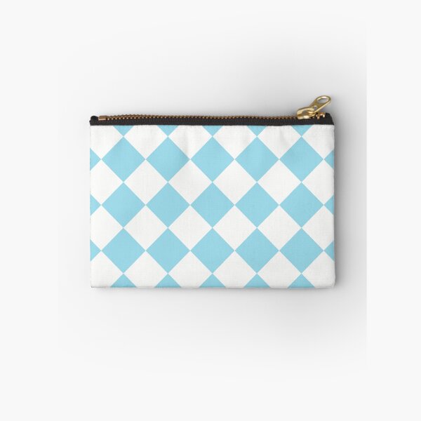 Item preview, sloping chessboard, pastel blue and white designed and sold by AK-minimalist.