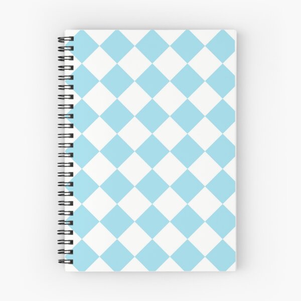 Item preview, sloping chessboard, pastel blue and white designed and sold by AK-minimalist.